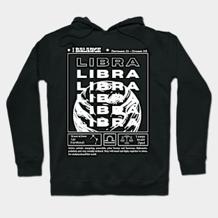 Libra zodiac sign Hoodie